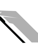APR Silver Fender Decal with Black Stripe Sideburns for PM100335 Fitment                                     - PM100335 - Image 2