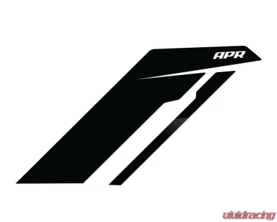 APR Black APR w/ Black Stripe Sideburns Fender Decal - PM100344