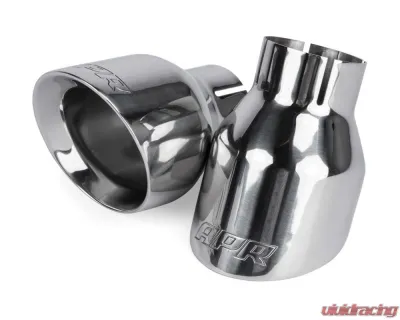 APR 4" Polished Double Walled Slashcut Tips - TPK0001