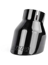 APR 4" Polished Diamond Black Double Walled Slashcut Tips                                     - TPK0003 - Image 2