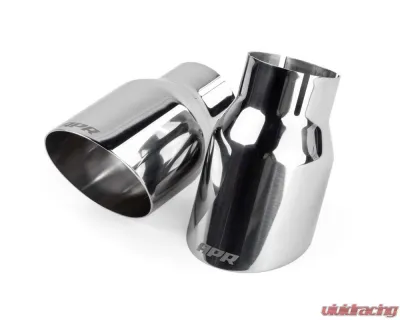 APR 3.5" Polished Silver Single Walled Slashcut Exhaust Tips TPK0005 - TPK0005