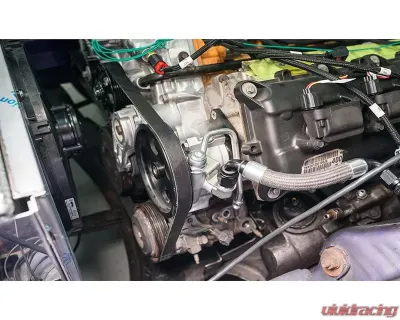 Earl's Performance Saginaw Type II Power Steering Pumps Remote Reservoir Adapter Kit w/ -10 AN Inlet - PS0002ERL