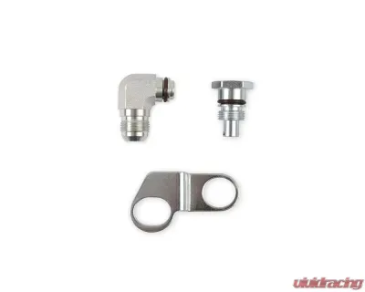 Earl's Performance Saginaw Type II Power Steering Pumps Remote Reservoir Adapter Kit w/ -10 AN Inlet - PS0002ERL