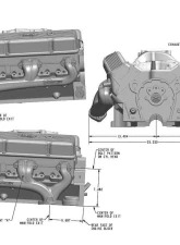 Hooker Exhaust Manifold D-Port Natural Chevrolet Small Block                                     - 8527HKR - Image 9