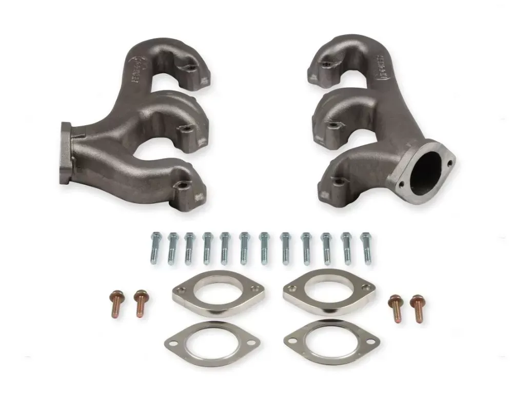 Hooker Exhaust Manifold D-Port Natural Chevrolet Small Block - 8527HKR