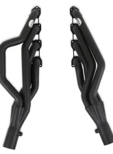 Hooker BlackHeart Black Painted Gen III Hemi Swap Mid-Length Headers Dodge D100/D150 | Ramcharger | Plymouth 1972-1974                                     - BH2583 - Image 8