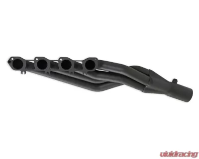 Hooker BlackHeart Black Painted Gen III Hemi Swap Mid-Length Headers Dodge D100/D150 | Ramcharger | Plymouth 1972-1974 - BH2583