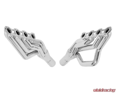 Hooker BlackHeart Silver Ceramic Coated Gen III Hemi Swap Mid-Length Headers Dodge D100/D150 | Ramcharger | Plymouth 1972-1974 - BH2585