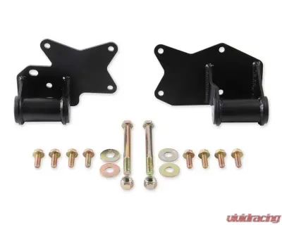 Hooker Blackheart Engine Mount Brackets Mopar A-Body (Dodge Dart/Scamp & Plymouth Valiant/Duster) with factory V8 K-member 1973-1976 - BHS571