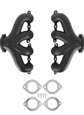 Hooker Blackheart LS Swap Exhaust Manifolds Center Dump Black Ceramic                                     - 8504-3HKR - Image 7