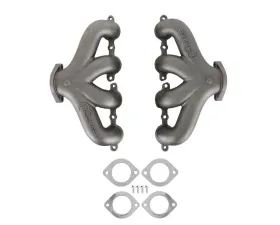 Hooker Blackheart LS Swap Exhaust Manifolds Center Dump Natural Cast