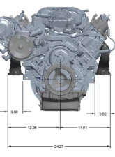Hooker Blackheart LT Swap Exhaust Manifolds Center Dump Natural Cast                                     - BHS5188 - Image 6