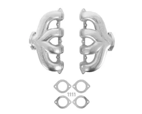 Hooker Blackheart LT Swap Exhaust Manifolds Center Dump Silver Ceramic