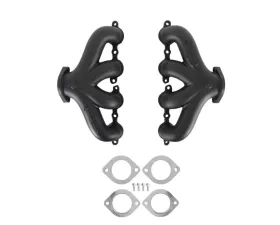 Hooker Blackheart LT Swap Exhaust Manifolds Center Dump Black Ceramic
