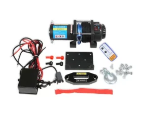 Anvil Off-Road 4,500 Lbs Winch w/ Synthetic Rope & Aluminum Fairlead