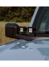 Anvil Off-Road Mirror LED Light Mounts Ford Bronco 2021+                                     - 628-28AOR - Image 6