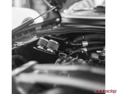 Titan Motorsports Oil Catch Can Polished LHD/RHD Toyota Supra MK4 1993-2002 - TMS SUP-ENG-431