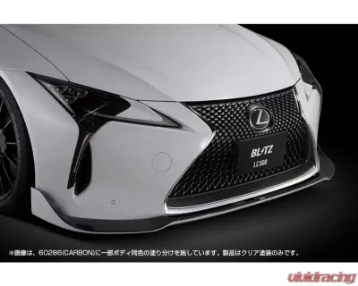 Blitz Front Lip Spoiler Amber Crystal Shine Lexus Lc500 Urz100 2017-2022 - 60282