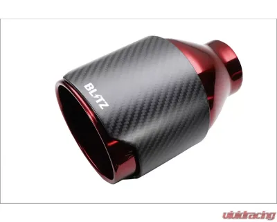 Blitz Exhaust CR TIP Carbon Red - 62200