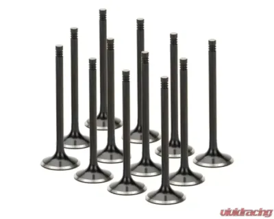 Supertech Set of 12 Black Nitride Exhaust Valves 32x5.98x105.80mm for Ford Falcon Barra XR6 - FFEVN-1050S-12