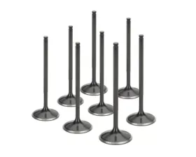 Supertech Set of 8 34x5.96x102.60mm +1mm Head Dia Black Nitrided Intake Valve Mazda Miata 1.8L