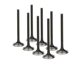 Supertech Set of 8 +1mm Oversize Black Nitride Exhaust Valve Subaru 1996+