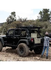 Front Runner Extreme 1/2 Roof Rack Kit Jeep Wrangler JK 4 Door 2007-2018                                     - KRJW004T - Image 6