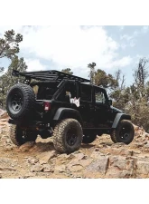 Front Runner Extreme 1/2 Roof Rack Kit Jeep Wrangler JK 4 Door 2007-2018                                     - KRJW004T - Image 7