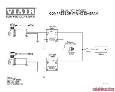 VIAIR Mobile Playground Constant Duty 200 PSI Onboard Air System - 50009