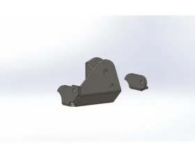 RPM Steering Ultimate Raised Track Bar Bracket Jeep Wrangler 2007-2018