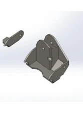 RPM Steering Ultimate Raised Track Bar Bracket Jeep Wrangler 2007-2018                                     - RPM-3041 - Image 2