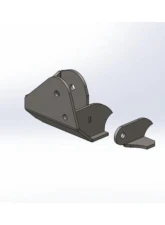 RPM Steering Ultimate Raised Track Bar Bracket Jeep Wrangler 2007-2018                                     - RPM-3041 - Image 3