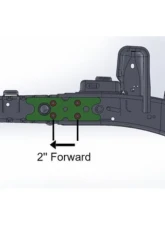 RPM Steering Steering Box Stretch Kit Jeep Wrangler 2007-2018                                     - RPM-3042 - Image 3