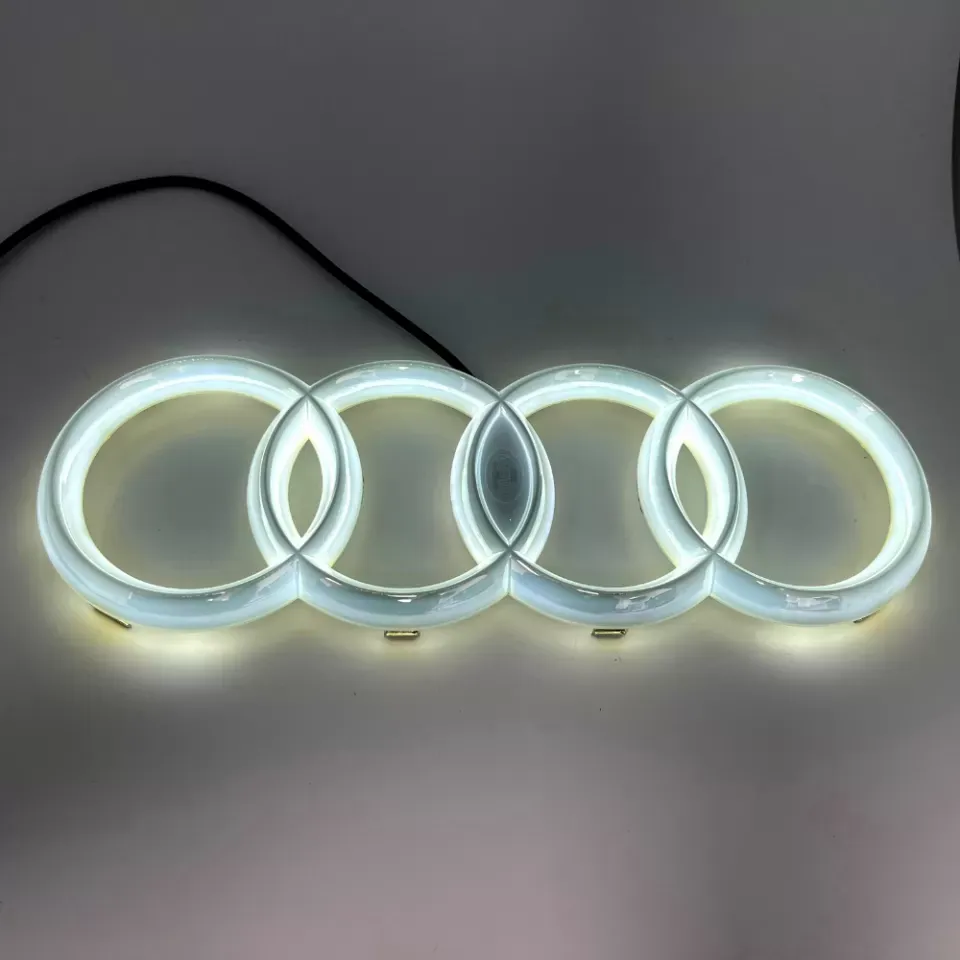 X Lume 273MM Black/White Led Start Up Logo Audi All Models 2010-2023 - LT0196