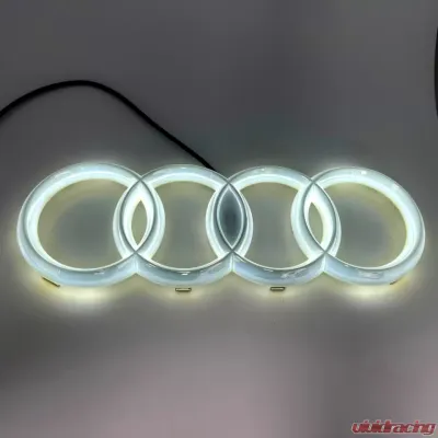 X Lume 273MM Black/White Led Start Up Logo Audi All Models 2010-2023 - LT0196