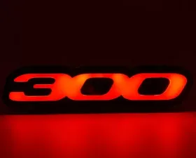 X Lume 300 Illuminated Single Color White Badge Chrysler 300 2010-2022