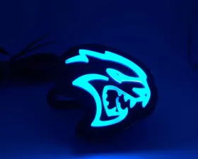 X Lume Illuminated Hellcat Head RGB Logo Dodge Challenger 2010-2021