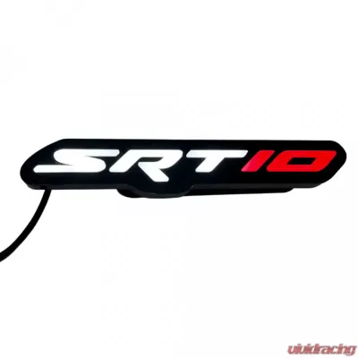 X Lume SRT 10 White/Red Badge Dodge | Chrysler | Jeep 2010-2023 - XL0029