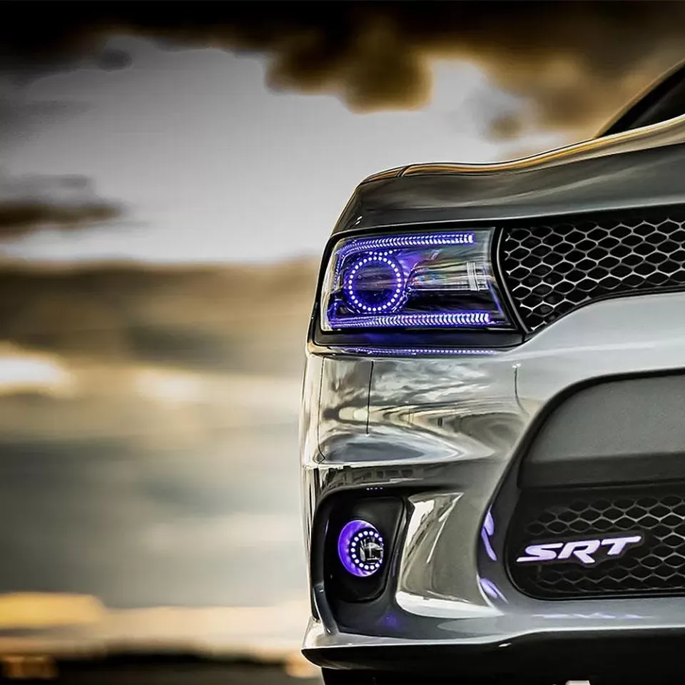 X Lume Illuminated SRT White Logo Dodge All Models 2010-2023 - XL0033