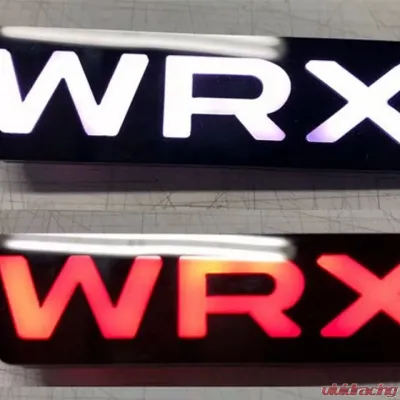 X Lume Illuminated White Logo Subaru WRX 2010-2023 - XL0037