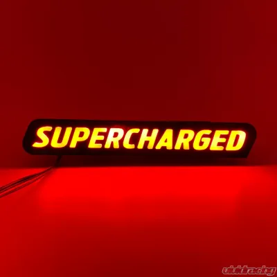 X Lume Illuminated Superchared White Logo Dodge All Models 2010-2023 - XL0041