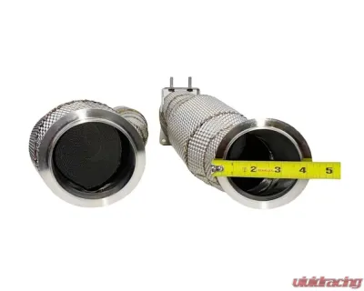 Racing Dynamics Downpipes with Heat Shield - 130 10 55 510