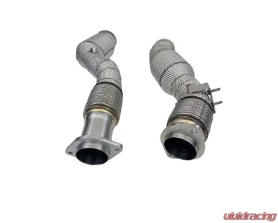 Racing Dynamics Downpipes with Heat Shield - 130 10 55 510