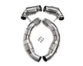 Racing Dynamics Downpipes w/ Heat Shield BMW M5 | M8 2017+