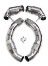 Racing Dynamics Downpipes w/ Heat Shield BMW M5 | M8 2017+                                     - 130 10 63 420 - Image 5