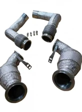 Racing Dynamics Downpipes w/ Heat Shield BMW M5 | M8 2017+                                     - 130 10 63 420 - Image 2