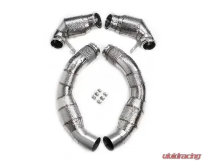 Racing Dynamics Downpipes w/ Heat Shield BMW M5 | M8 2017+ - 130 10 63 420