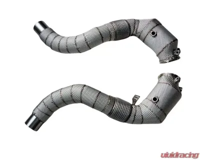 Racing Dynamics Downpipes with Heat Shield BMW M850i | M550i | MX5M | M750i 2017-2021 - 130 10 63 520