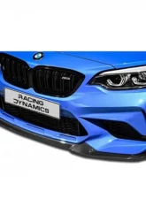 Racing Dynamics Carbon Fiber Front Lip Spoiler FIA Class II Style BMW M2 F87 2016-2020                                     - 121 12 87 200 - Image 2
