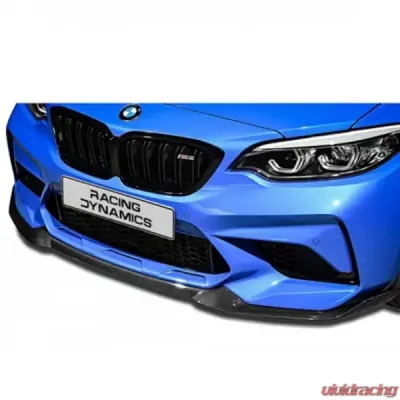 Racing Dynamics Carbon Fiber Front Lip Spoiler FIA Class II Style BMW M2 F87 2016-2020 - 121 12 87 200